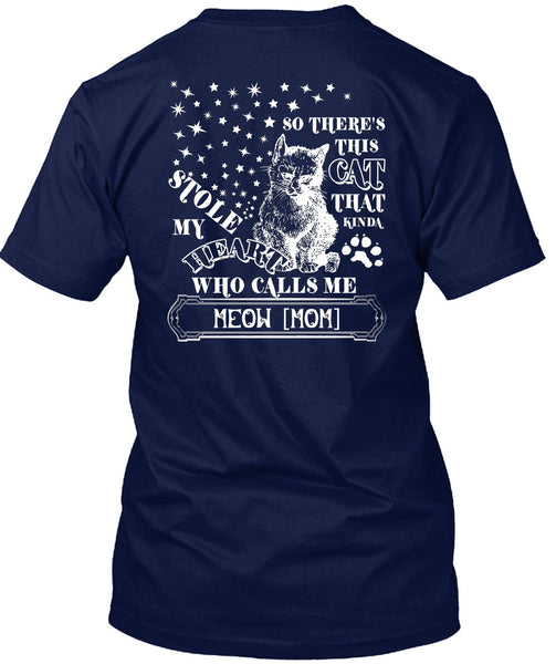 This Cat That Kinda Stole My Heart T Shirt, I Love Cats T Shirt