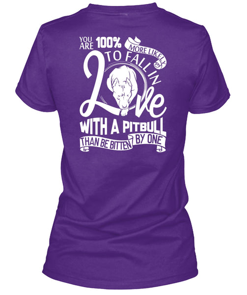 Fall In Love With A Pit Bull T Shirt, My Pets T Shirt