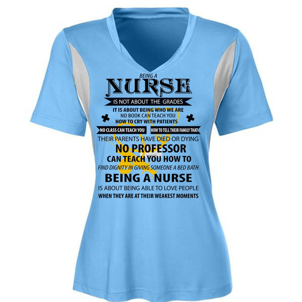 Being A Nurse Is Not About The Grades T Shirt, I Love Nursing T Shirt, Awesome T-Shirts