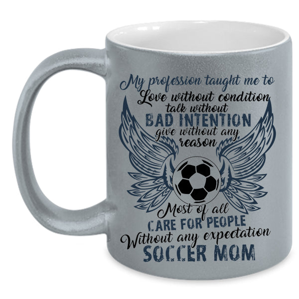 Awesome Soccer Mom Coffee Mug, Soccer Mom Accent Mug