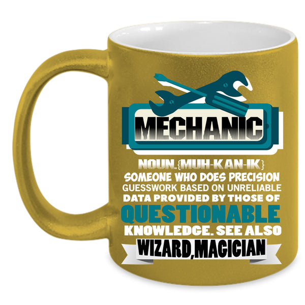 Mechanic Coffee Mug, Cute Gift For Mechanics Coffee Cup