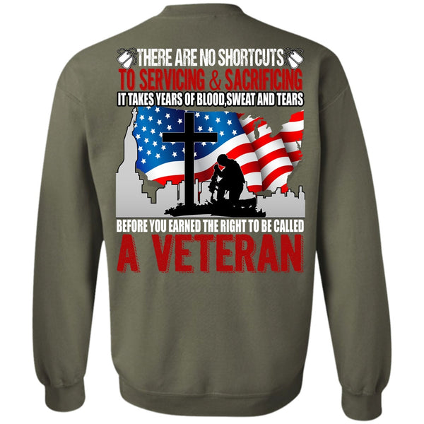 Sweat And Tears T Shirt, I Love Veteran Sweatshirt