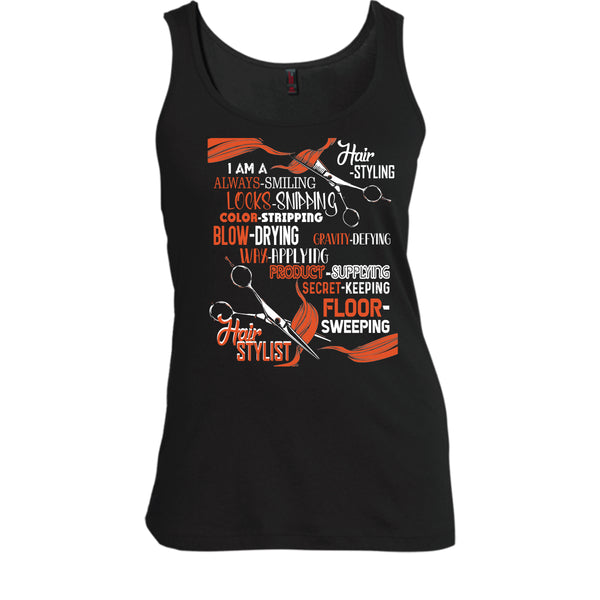 I'm A Hair-Styling T Shirt, I'm A Hair Stylist' Tank Top