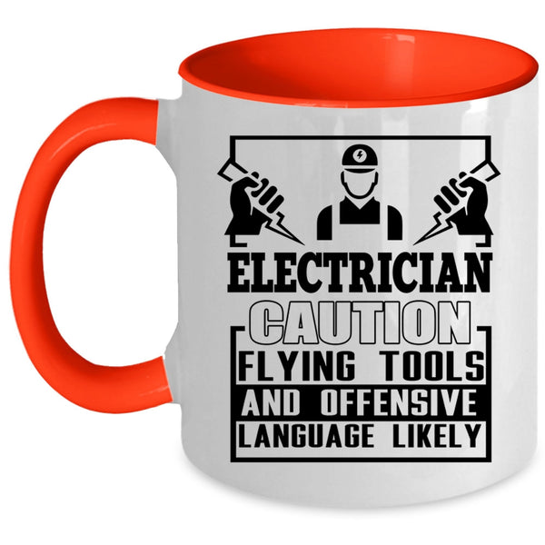 Awesome Electrician Coffee Mug, Electrician Accent Mug