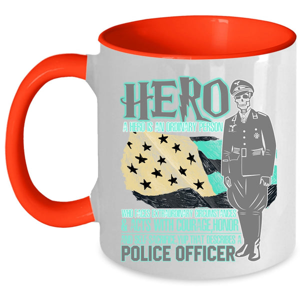 Awesome Gift for Police Officer Coffee Mug, Police Officer Accent Mug