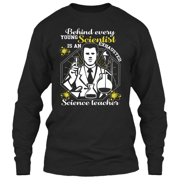 Hehind Every Young Musician T Shirt, An Exhausted Music Teacher T Shirt