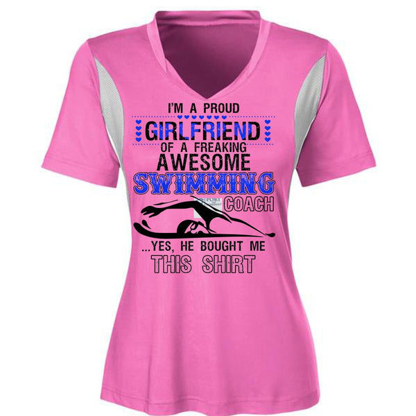I'm A Proud Girlfriend T Shirt, I Love Swimming T Shirt, Awesome T-Shirts