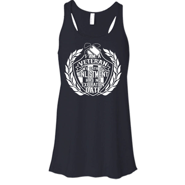 I Am A Veteran T Shirt, My Oath Of Enlistment Tank Top