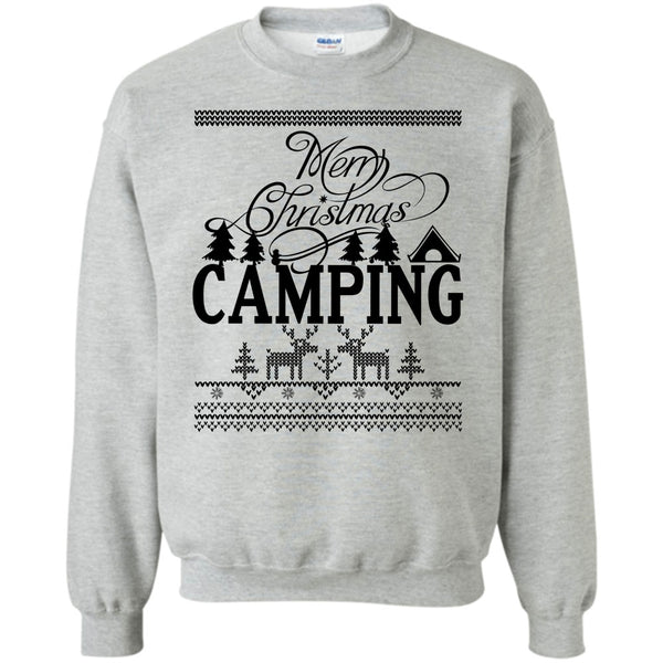 Gift For Camper T Shirt, Merry Christmas Camping Sweatshirt