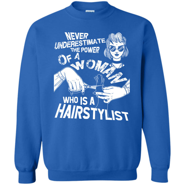 Woman Who Is A Hair Stylist T Shirt, Coolest Hair Stylist Sweatshirt