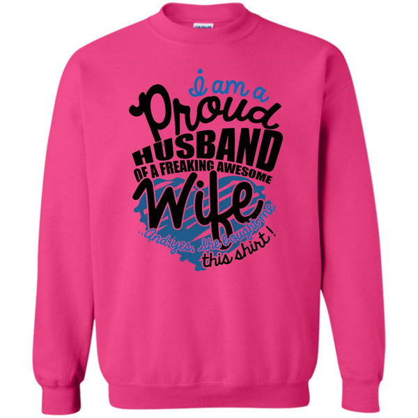 Just Married T Shirt, I Am A Proud Husband Sweatshirt