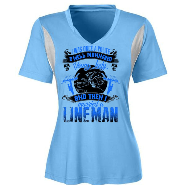 I Married A Lineman T Shirt, I Love Lineman T Shirt, Awesome T-Shirts