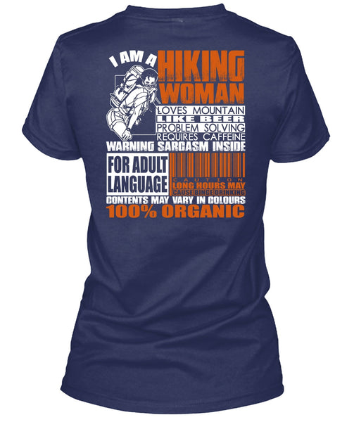 I Am A Hiking Woman T Shirt, Loves Mountain T Shirt