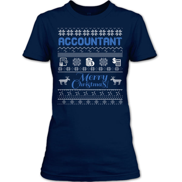 Acoountant Merry Christmas T Shirt, I Am A Accountant T Shirt