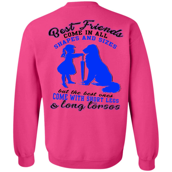 I Love My Dog T Shirt, Best Friends Come In All Shapes Sweatshirt