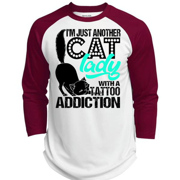 I'm Just Another Cat Lady T Shirt, I Love Cat T Shirt, Awesome T-Shirts  (Polyester Game Baseball Jersey)