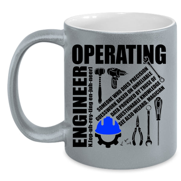 Cool Operating Engineer Coffee Mug, Operating Engineer Accent Mug