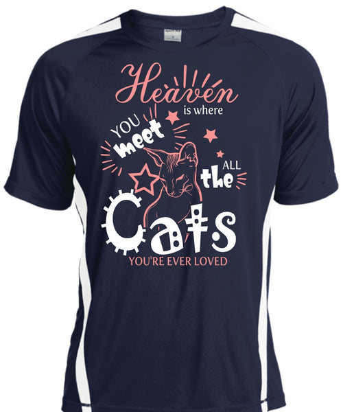 Heaven Is Where You Meet All The Cats T Shirt, You're Ever Loved T Shirt, Cool Shirt