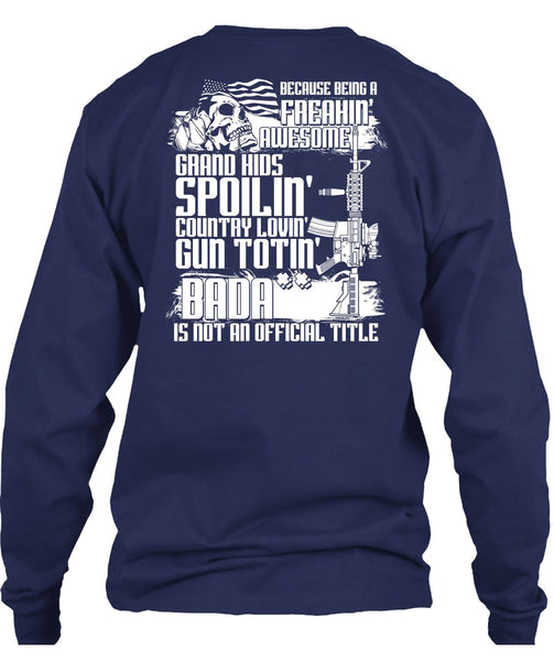 Grandkids Spoiling Country Loving Gun T Shirt, I Love Veteran T Shirt