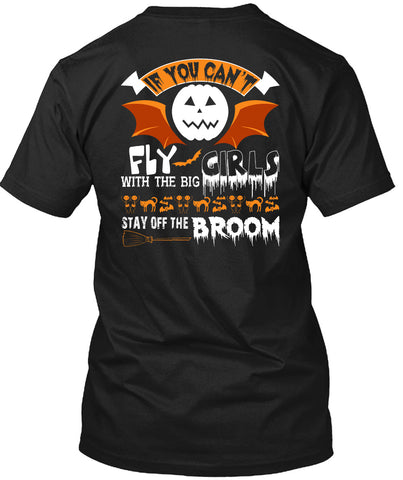 A black t-shirt with the shopify logo