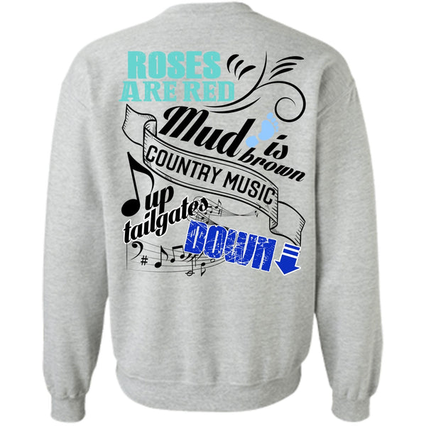 I Love Music T Shirt, Roses Are Red Sweatshirt