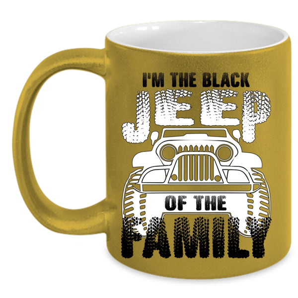 Jeep Family Coffee Mug, I'm The Black Jeep Of The Family Accent Mug