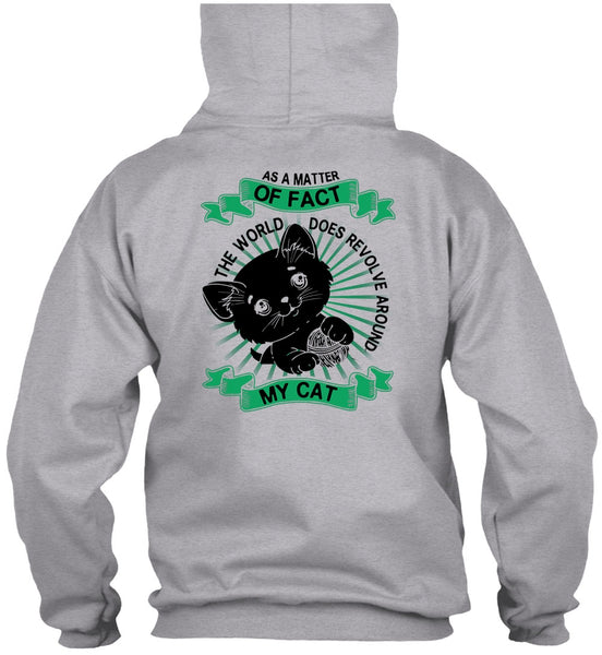 The World Does Revolve Around My Cat T Shirt, I Love My Dog T Shirt