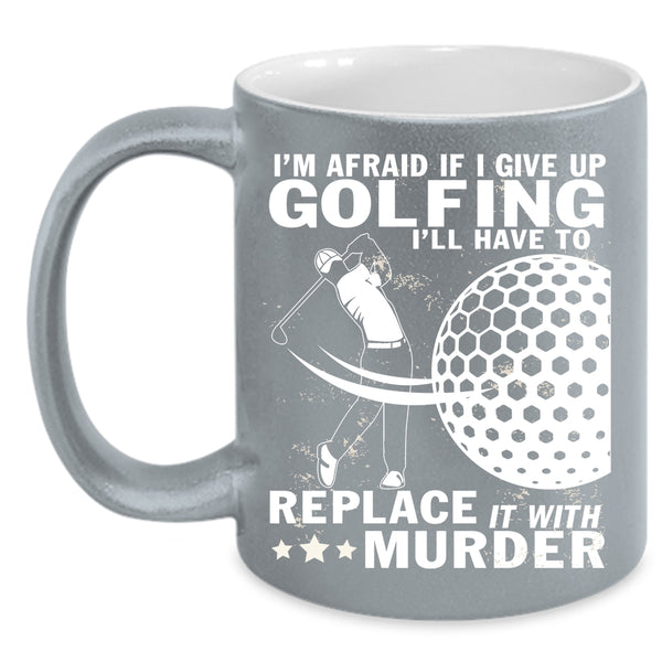 I Love Golfing Coffee Mug, Cool Gift For Golfer Coffee Cup