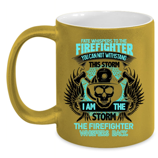 Cool Fireman Coffee Mug, Firefighter Accent Mug