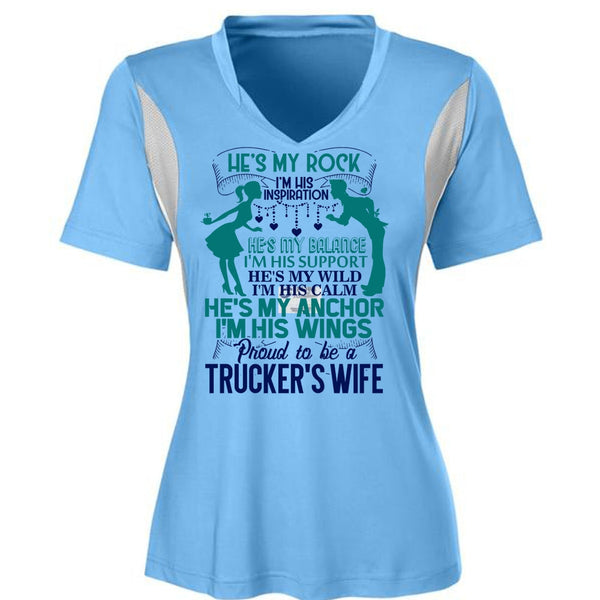 Proud To Be A Trucker's Wife T Shirt, I Love Trucking T Shirt, Awesome T-Shirts