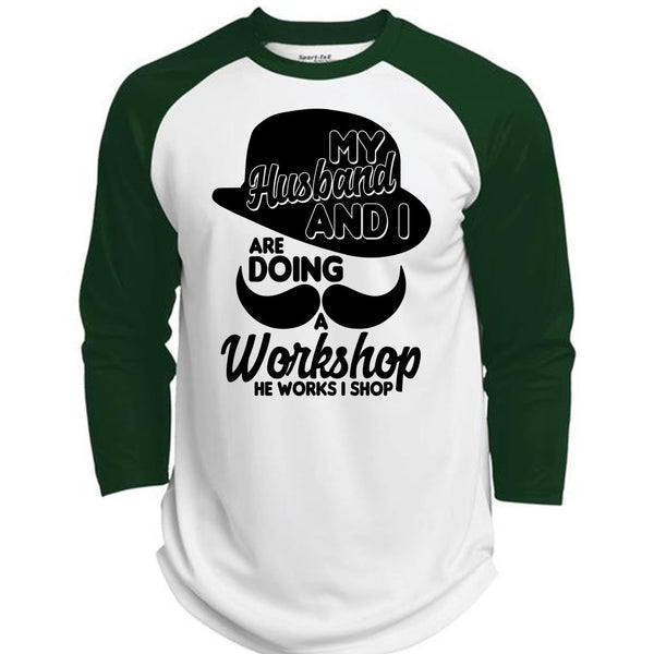 My Husband And I T Shirt, I Love Husband T Shirt, Awesome T-Shirts  (Polyester Game Baseball Jersey)