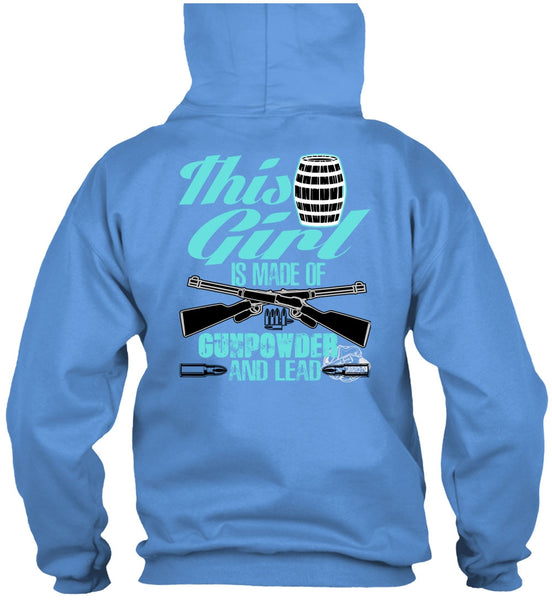 This Girl Is Made Of Gunpowder T Shirt, I Love Veteran T Shirt