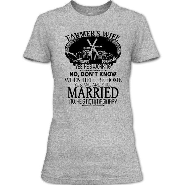 Farmer's Wife T Shirt, Gift For Farmer's Wife T Shirt
