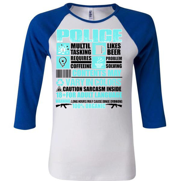 Police Multitasking T Shirt, I Love Police T Shirt, Awesome T-Shirts