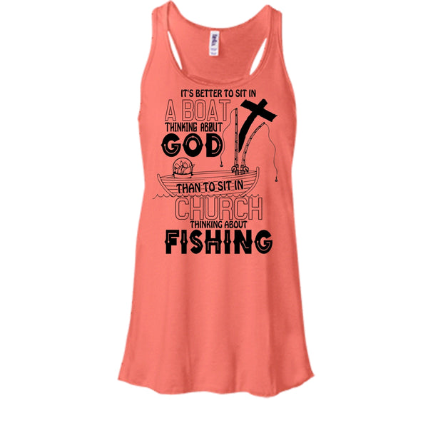It's Better To Sit In A Boat T Shirt, I Love Fishing T Shirt, Awesome t-shirts