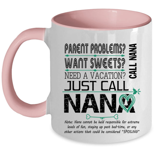 I Love Being A Nana Coffee Mug, Happiness Is Being A Nana Accent Mug