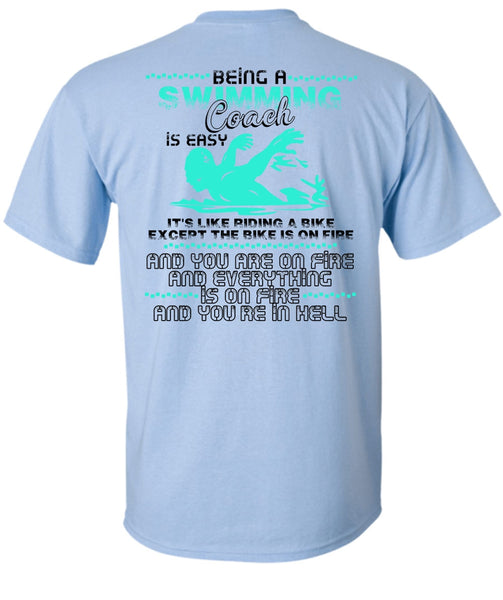Being A Swimming Coach T Shirt, I Love Swimming T Shirt