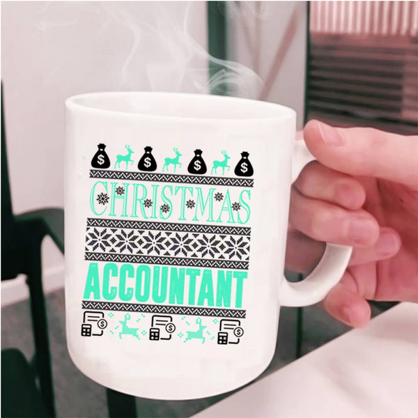 Cute Gift For Accountant Coffee Mug, Christmas Accountant Cup