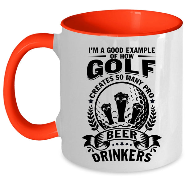 Pro Beer Drinkers Coffee Mug, Golf Accent Mug