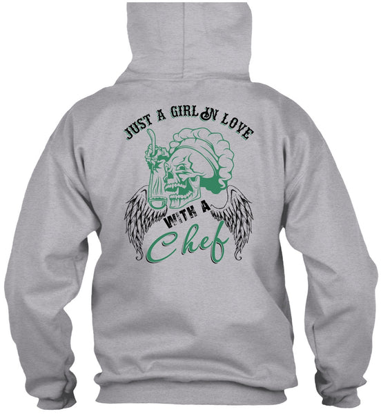 Just A Girl In Love With A Chef T Shirt, I Love Cooking T Shirt
