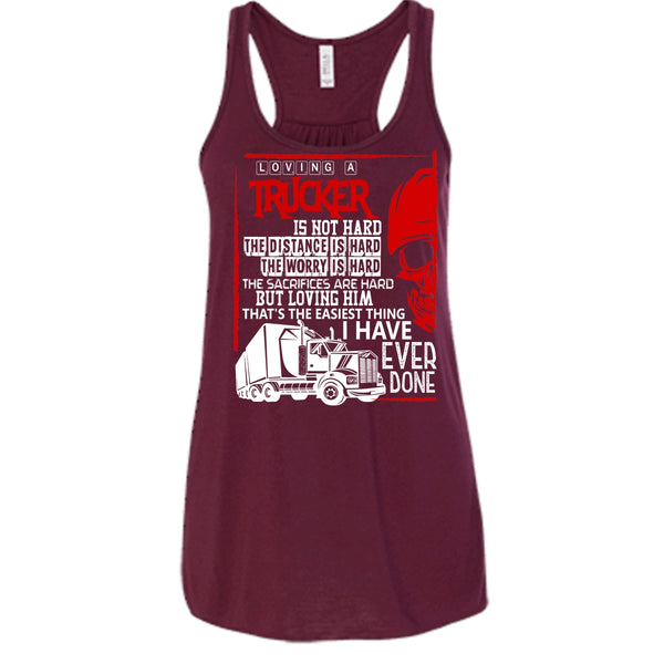 Loving A Trucker T Shirt, I Love My Trucker T Shirt, Cool T Shirt