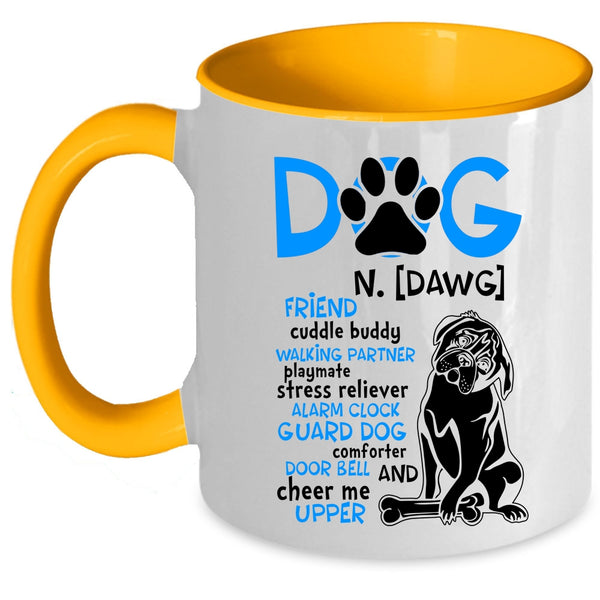 Cute Gift For Dog Lovers Coffee Mug, Dog Accent Mug