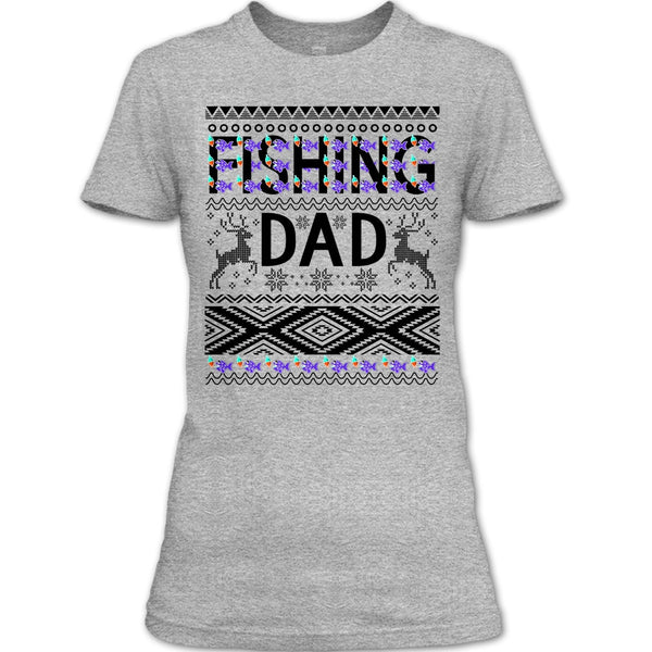 Fishing Dad T Shirt, Merry Christmas Gift T Shirt