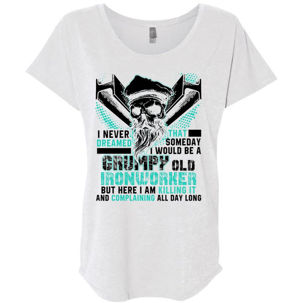 Grumpy Old Ironworker T Shirt, I Love Ironworker T Shirt, Awesome T-Shirts
