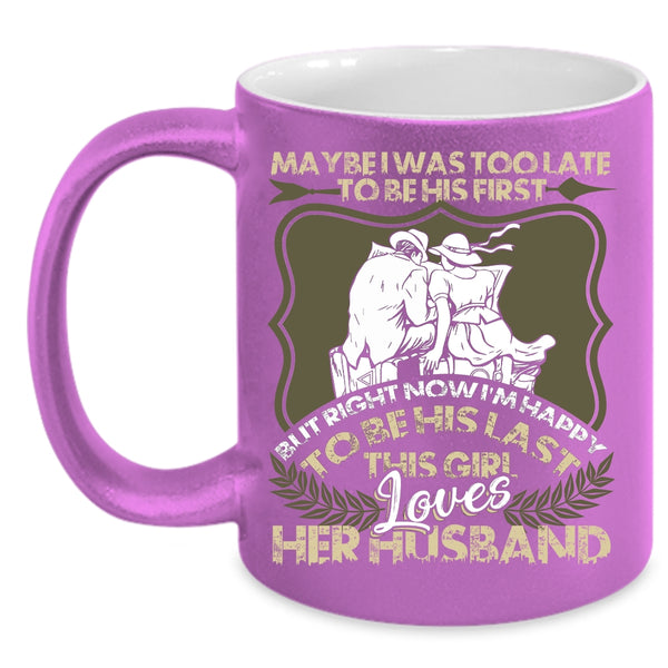This Girl Loves Her Husband Coffee Mug, Gift For Wedding Coffee Cup