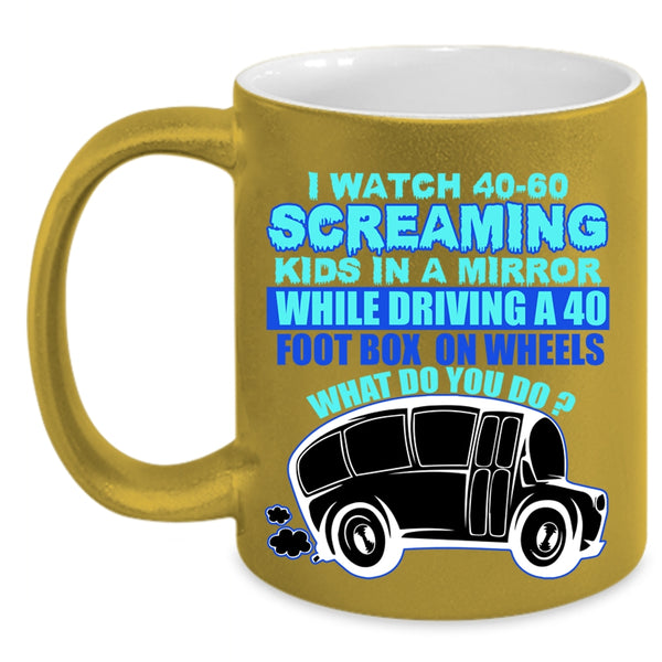 Gift For Bus Driver Coffee Mug, Funny School Bus Driver Accent Mug