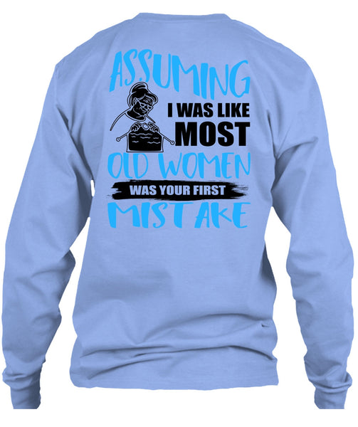 I Was Like Most Old Women T Shirt, I Love Knitting T Shirt