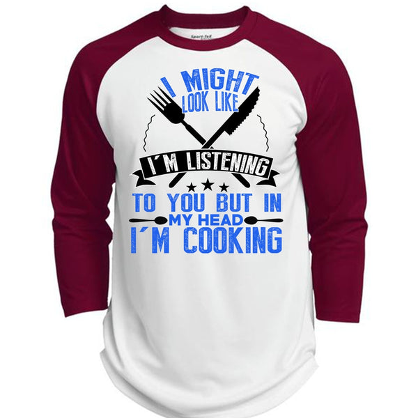 I'm Cooking T Shirt, I Love Cooking T Shirt, Awesome T-Shirts  (Polyester Game Baseball Jersey)