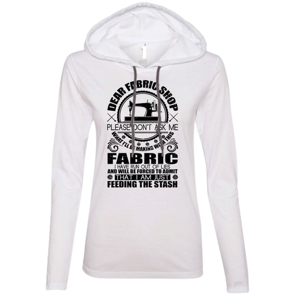 A black t-shirt with the shopify logo