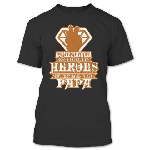 A black t-shirt with the shopify logo